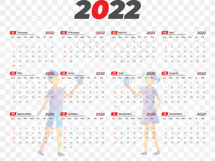 2022 Printable Yearly Calendar 2022 Calendar, PNG, 3000x2245px, Office Supplies, Calendar System, Geometry, Line, Mathematics Download Free