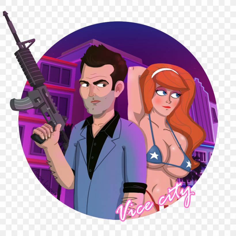 Grand Theft Auto: Vice City Grand Theft Auto: San Andreas PlayStation 2 Tommy Vercetti, PNG, 864x864px, Grand Theft Auto Vice City, Art, Candy Suxxx, Cartoon, Cheating In Video Games Download Free