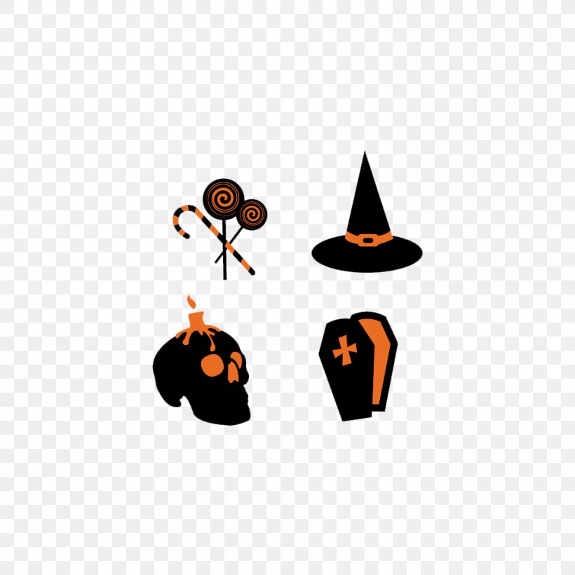 Halloween Symbol Icon, PNG, 1000x1000px, Halloween, Flat Design, Icon Design, Orange, Party Download Free