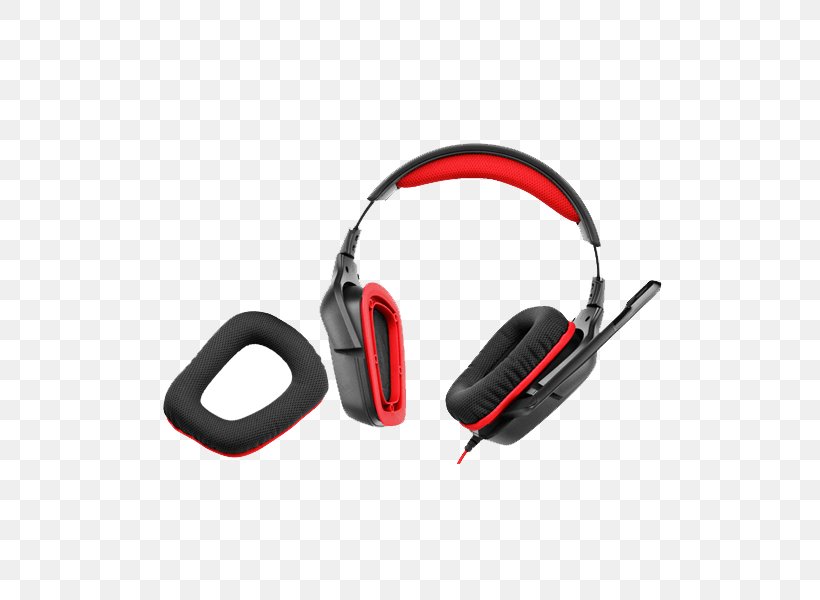 Logitech G230 Headset Headphones Microphone, PNG, 600x600px, Logitech G230, Audio, Audio Equipment, Electronic Device, Game Download Free