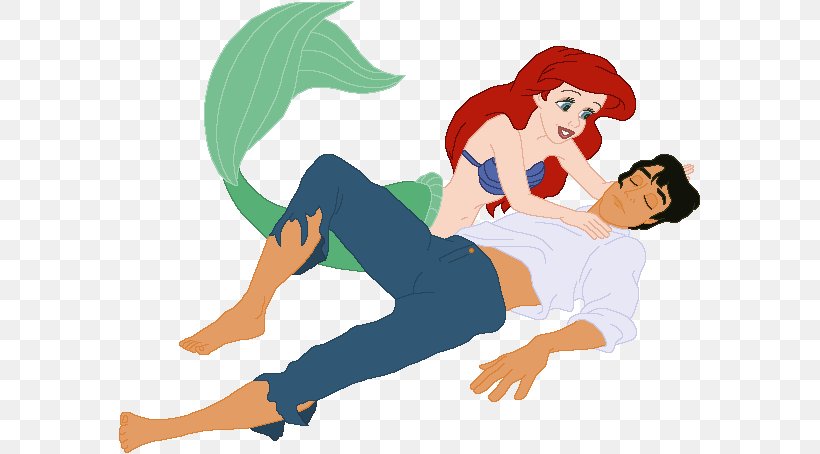 Ariel The Little Mermaid Animaatio, PNG, 583x454px, Watercolor, Cartoon, Flower, Frame, Heart Download Free