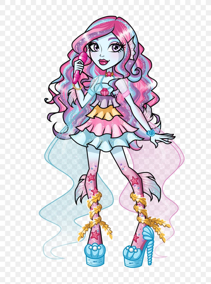 Monster High Doll Child, PNG, 722x1107px, Watercolor, Cartoon, Flower, Frame, Heart Download Free