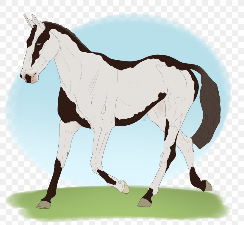 Mustang Stallion Foal Mare Colt, PNG, 2288x2106px, Mustang, Bridle, Cartoon, Colt, Equestrian Download Free