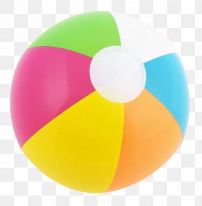 Beach Ball - Yellow Circle PNG
