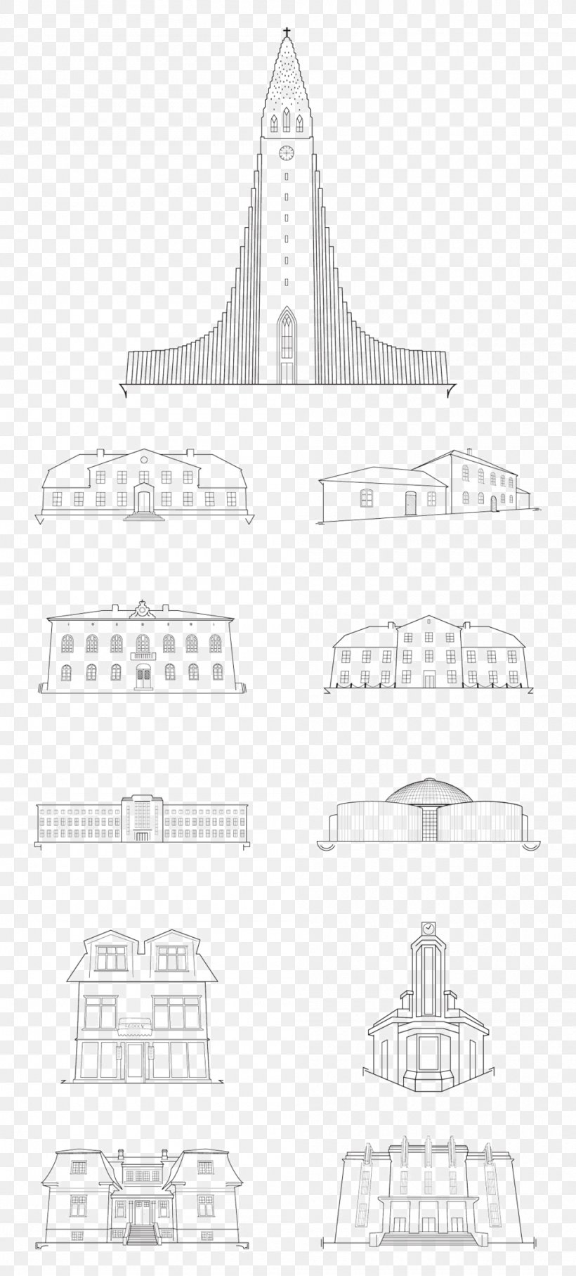 Architecture Product Design Facade Angle, PNG, 1000x2214px, Architecture, Black And White, Diagram, Drawing, Elevation Download Free