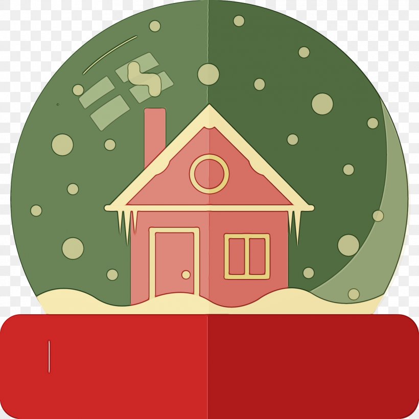 Green Cartoon House Real Estate Home, PNG, 1919x1919px, Watercolor, Barn, Cartoon, Christmas, Green Download Free