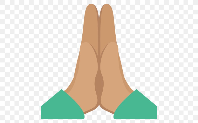 Praying Hands Emoji Prayer Human Skin Color, PNG, 512x512px, Watercolor, Cartoon, Flower, Frame, Heart Download Free