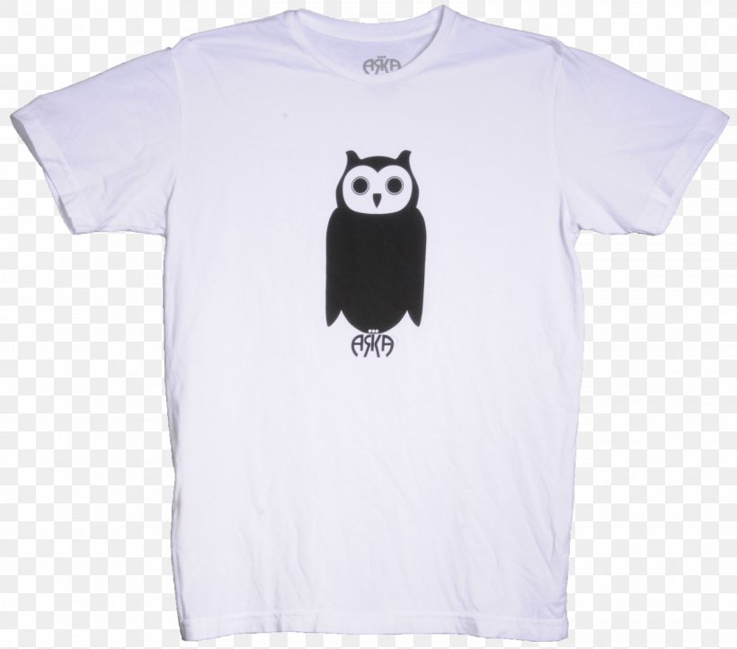 T-shirt Owl Sleeve Neck, PNG, 1600x1410px, Tshirt, Active Shirt, Bird, Bird Of Prey, Black Download Free