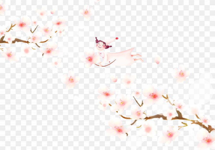 Cherry Blossom Wallpaper, PNG, 5000x3500px, Cherry Blossom, Animation, Blossom, Cherry, Flower Download Free