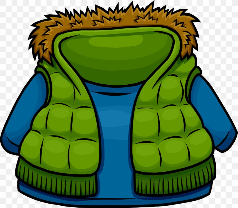 Club Penguin Gilets Jacket Green Clothing, PNG, 2000x1744px, Club Penguin, Clothing, Coat, Fashion, Fictional Character Download Free