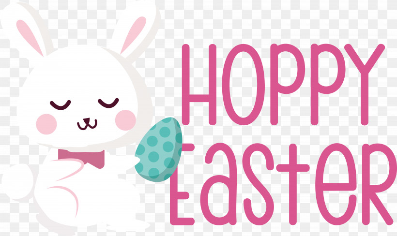 Easter Bunny, PNG, 6929x4132px, Easter Bunny, Cartoon, Happiness, Logo, Rabbit Download Free