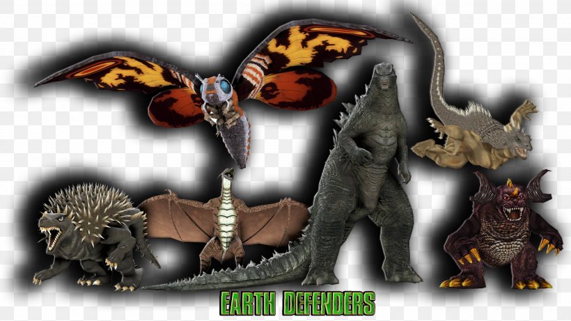 Godzilla Mothra Varan Baragon Anguirus, PNG, 2920x1642px, Godzilla, Anguirus, Baragon, Destroy All Monsters, Deviantart Download Free