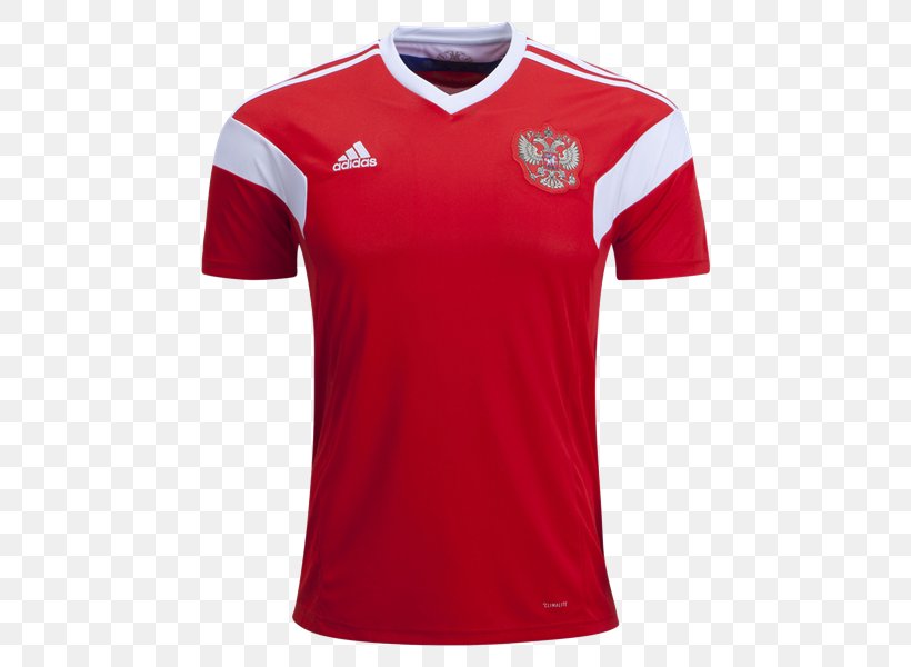 2018 World Cup Russia National Football Team Jersey, PNG, 600x600px, 2018 World Cup, Active Shirt, Adidas, Clothing, Football Download Free