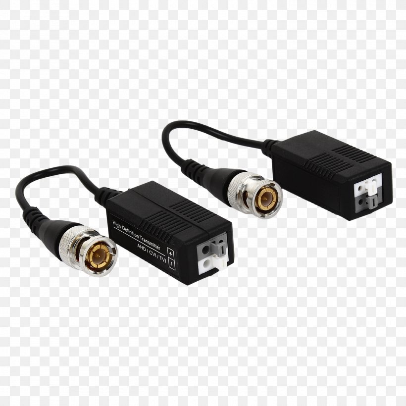 Coaxial Cable Adapter HDMI Balun Closed-circuit Television, PNG, 1500x1500px, Coaxial Cable, Ac Adapter, Adapter, Analog High Definition, Balun Download Free