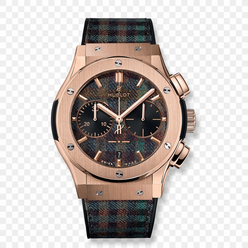 Hublot Classic Fusion Chronograph Automatic Watch, PNG, 1000x1000px, Hublot Classic Fusion, Automatic Watch, Brand, Brown, Chronograph Download Free