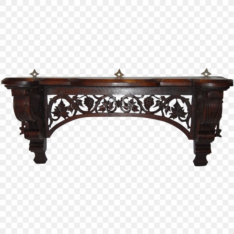 Table Furniture Shelf Antique Wall, PNG, 1024x1024px, Table, Antique, Antique Furniture, Bracket, Carving Download Free