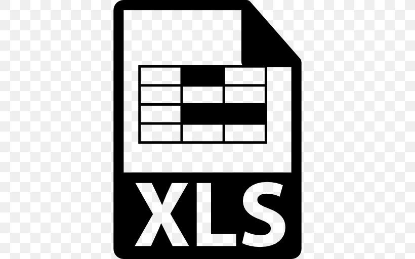 Xls, PNG, 512x512px, Xls, Area, Black, Black And White, Brand Download Free