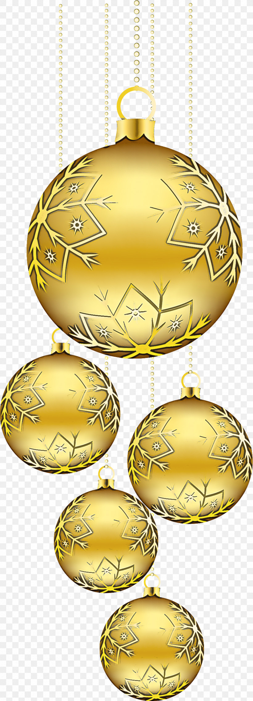 Christmas Ornament, PNG, 883x2446px, Yellow, Christmas Ornament, Gold, Holiday, Metal Download Free