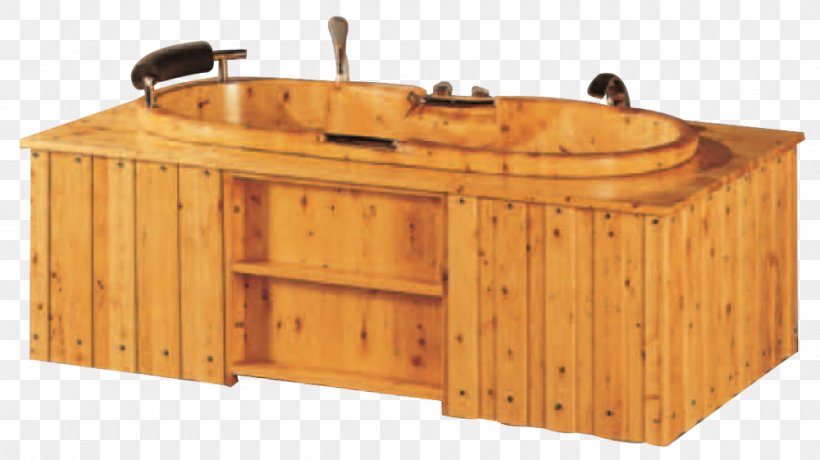 Hot Tub Bathtub Bathroom Furo Hinoki Cypress, PNG, 1000x561px, Hot Tub, Bathroom, Bathtub, Furniture, Furo Download Free