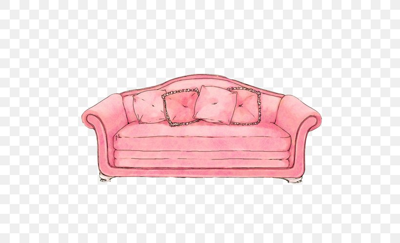 Sofa Bed Couch Furniture Illustration, PNG, 500x500px, Sofa Bed, Bed, Bed Frame, Chair, Couch Download Free