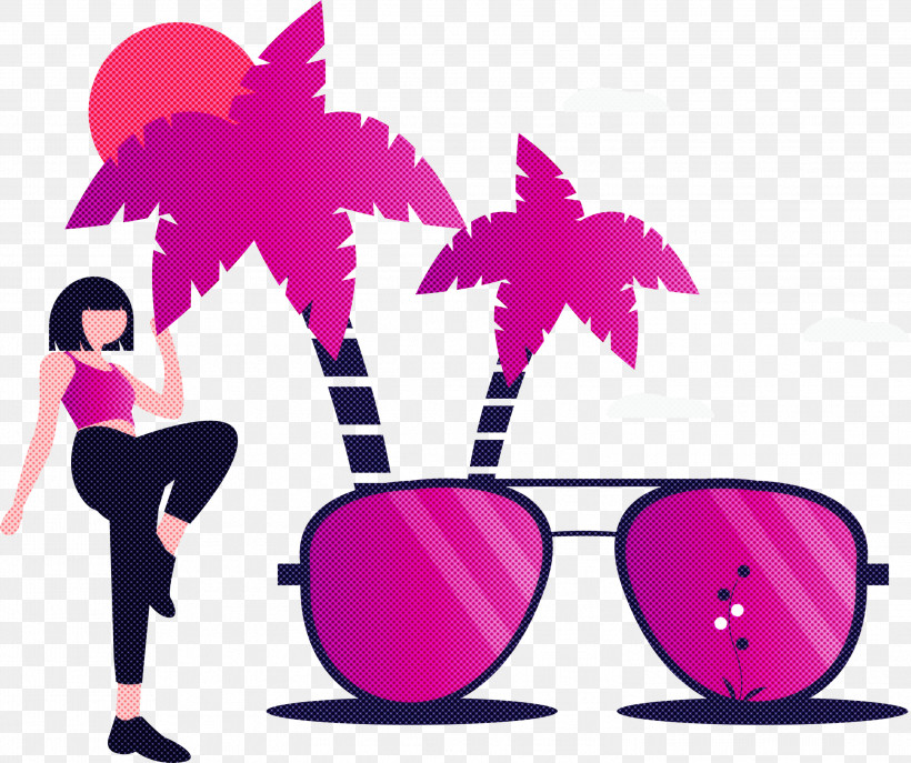 Summer, PNG, 2999x2514px, Summer, Eyewear, Glasses, Magenta, Personal Protective Equipment Download Free