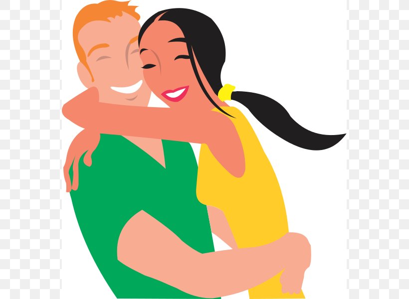 Hug Couple Love Romance Clip Art, PNG, 571x600px, Watercolor, Cartoon,  Flower, Frame, Heart Download Free