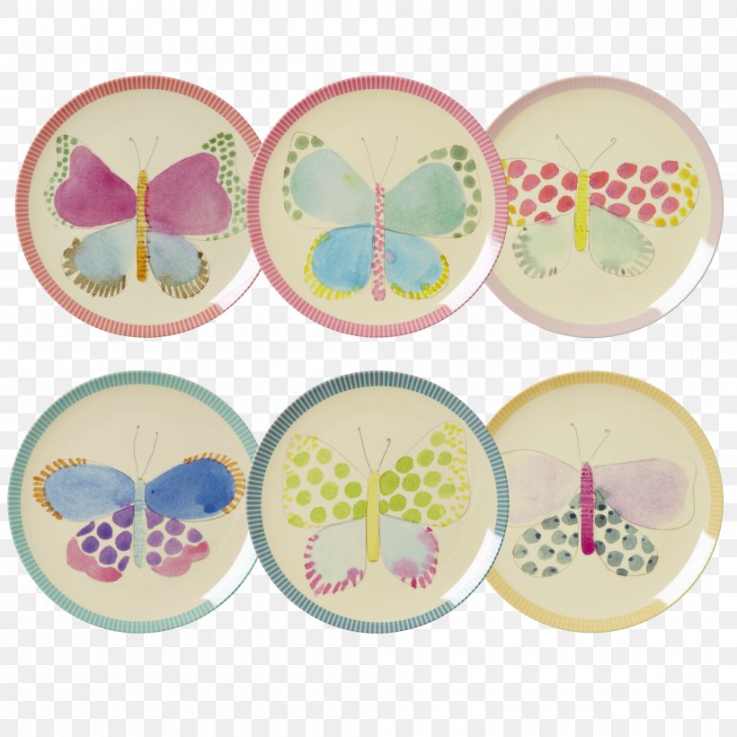 Plate Tableware Rice Butterfly Melamine, PNG, 2000x2000px, Plate, Bowl, Butterflies And Moths, Butterfly, Cup Download Free
