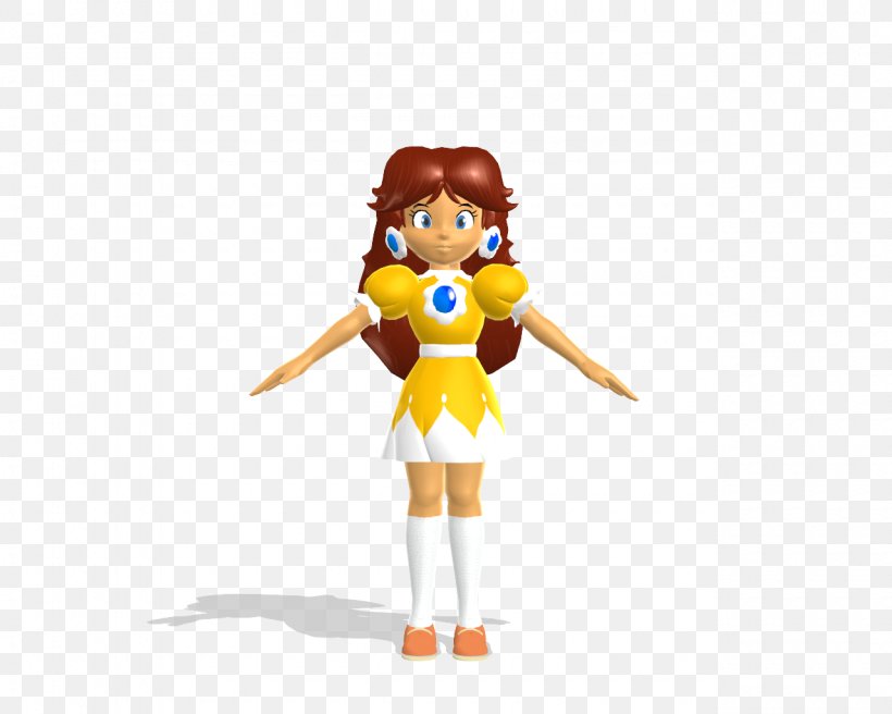Princess Daisy Mario Tennis Princess Peach Super Mario Land, PNG, 1280x1024px, Princess Daisy, Action Figure, Cartoon, Fictional Character, Figurine Download Free