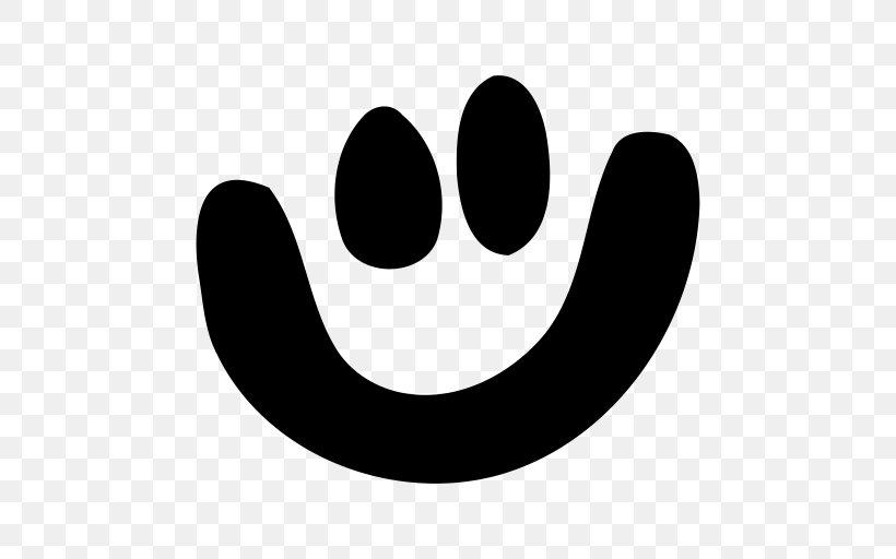 Smiley Emoticon Symbol, PNG, 512x512px, Smiley, Black, Black And White, Emoticon, Emotion Download Free