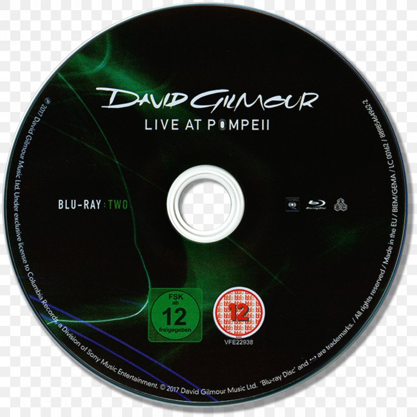 Compact Disc Blu-ray Disc Live At Pompeii Pompeii Then And Now Film, PNG, 1202x1202px, 2017, Compact Disc, Bluray Disc, Brand, Data Storage Device Download Free