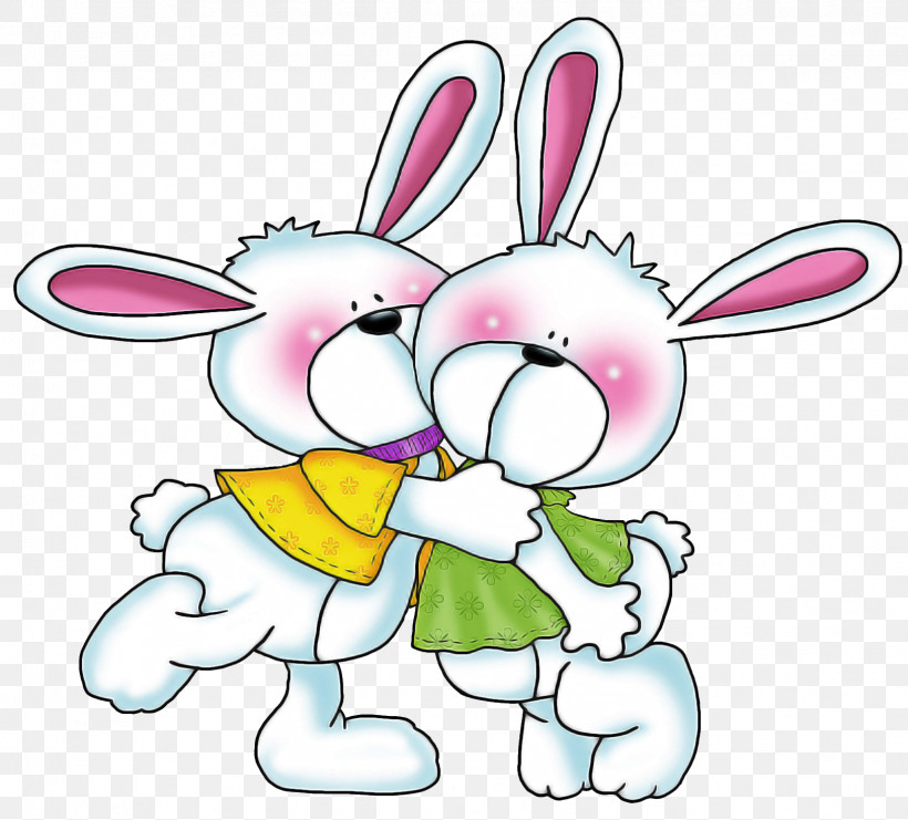Easter Bunny, PNG, 1629x1474px, Cartoon, Animal Figure, Ear, Easter Bunny, Nose Download Free