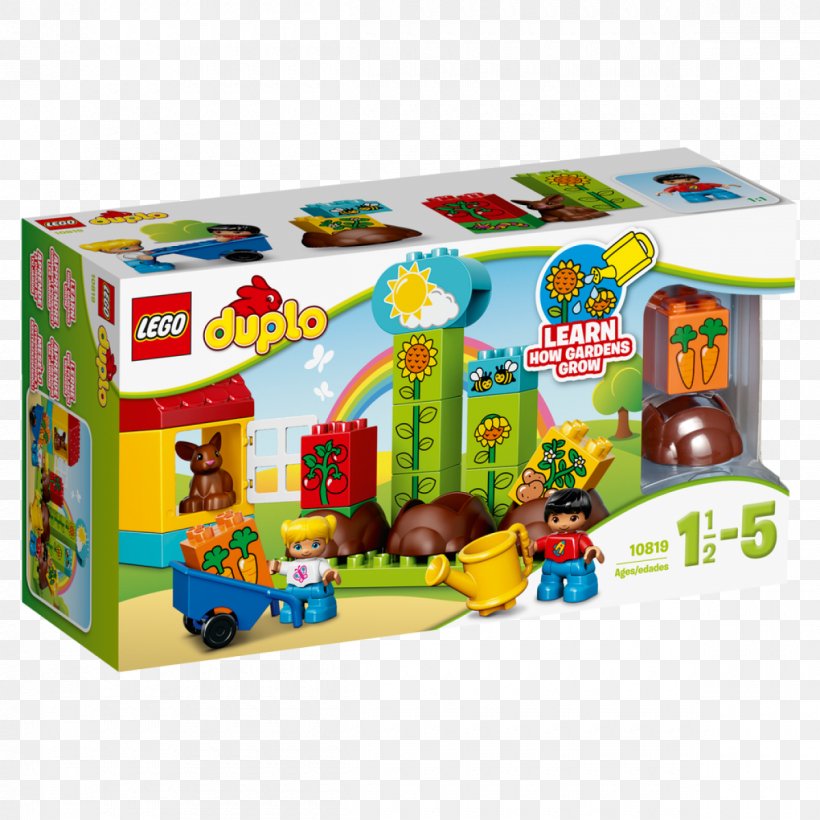 Lego Duplo LEGO 10819 DUPLO My First Garden Amazon.com Toy, PNG, 1200x1200px, Watercolor, Cartoon, Flower, Frame, Heart Download Free