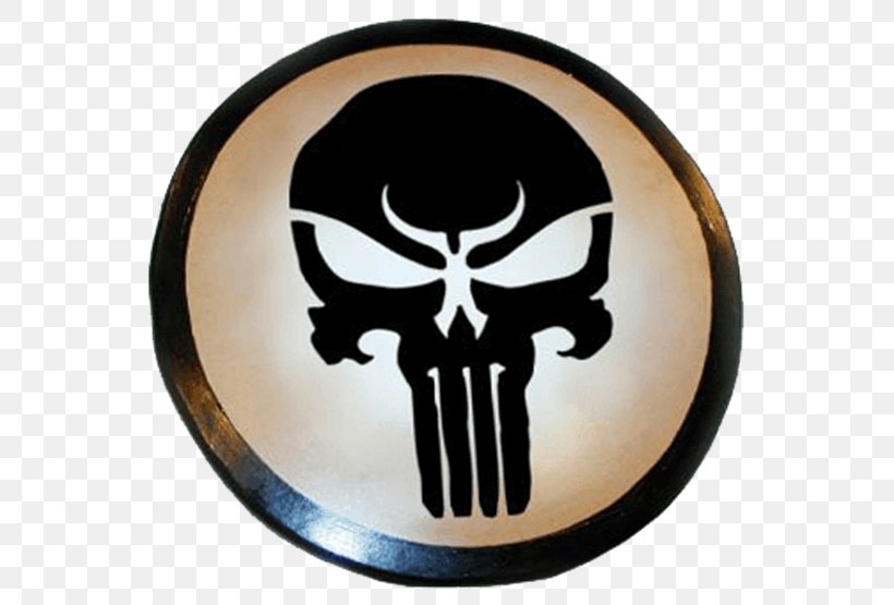 Punisher Human Skull Symbolism Round Shield, PNG, 555x555px, Punisher, Armour, Bone, Comics, Dark Lord Download Free