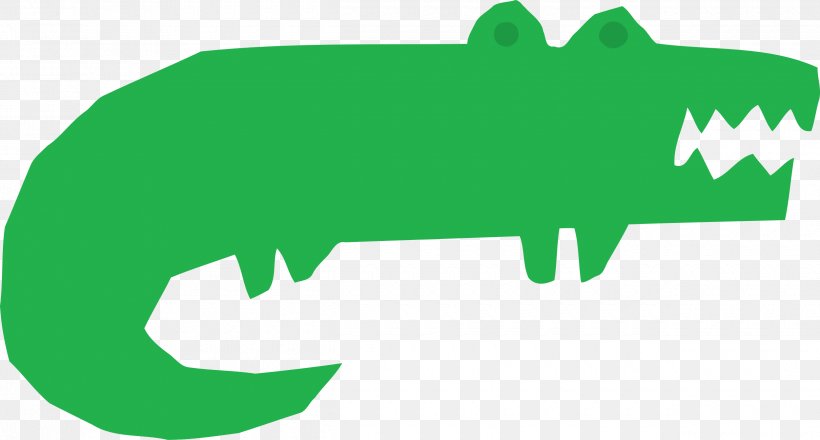 Alligator Crocodile Clip Art, PNG, 2500x1344px, Alligator, Carnivoran, Crocodile, Grass, Green Download Free