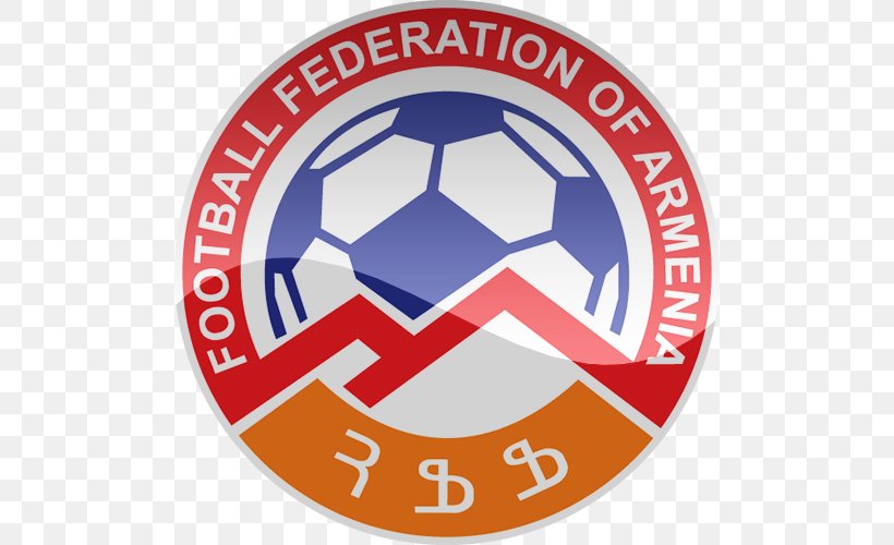 Armenia National Football Team Football Federation Of Armenia UEFA Yerevan, PNG, 500x500px, Armenia National Football Team, Area, Armenia, Badge, Ball Download Free