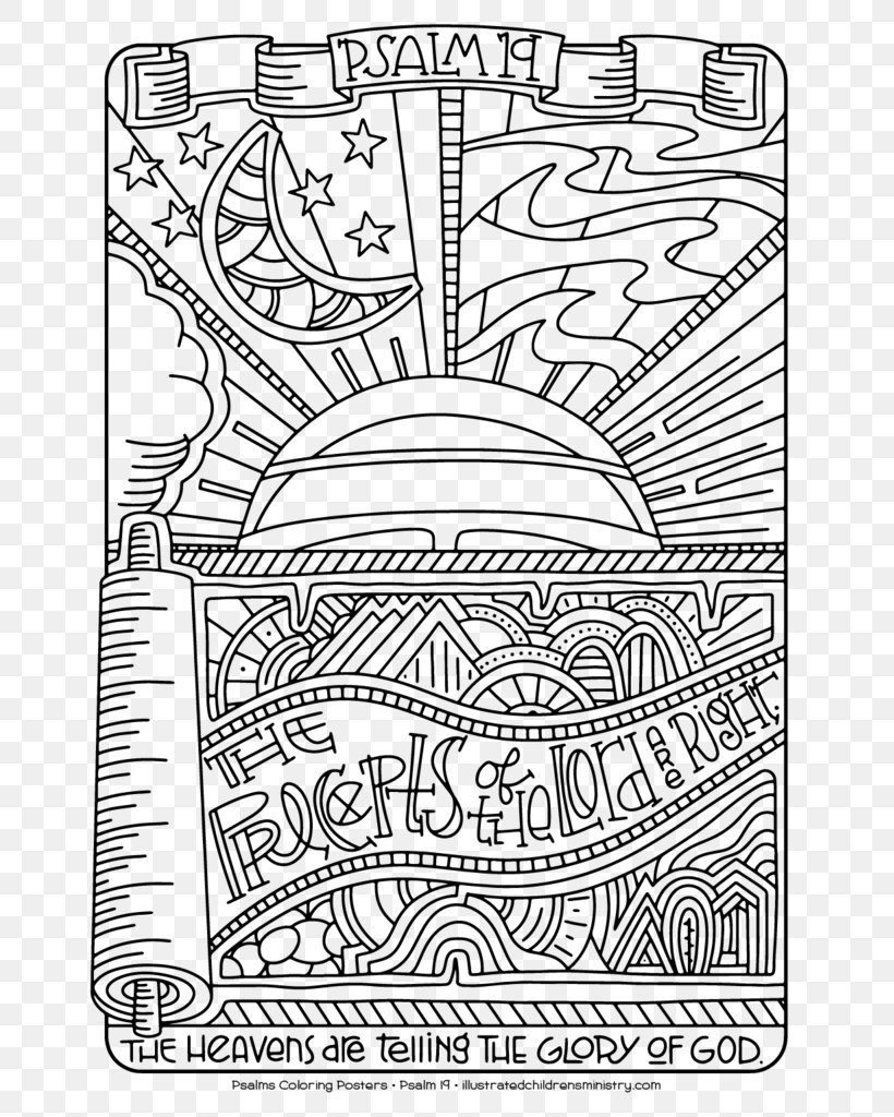 Psalms Psalm 22 Coloring Book, PNG, 683x1024px, Psalms, Area, Art, Black And White, Book Download Free