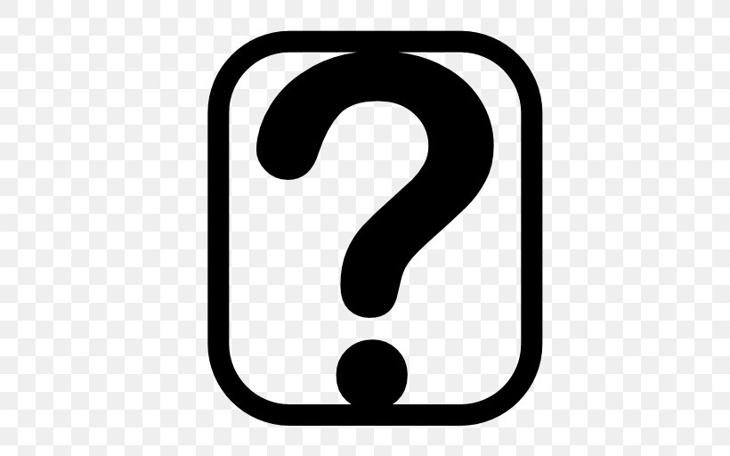 Question Mark Symbol Clip Art, PNG, 512x512px, Question Mark, Area, Black And White, Check Mark, Faq Download Free