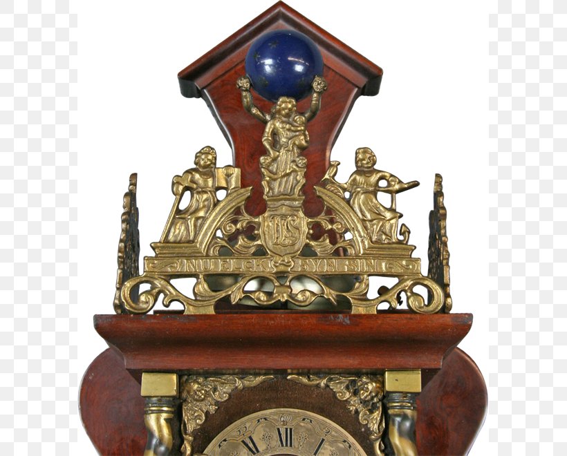 Antique Clock, PNG, 595x660px, Antique, Brass, Clock, Furniture, Wall Clock Download Free