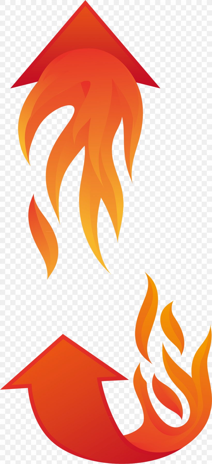 Arrow Flame Clip Art, PNG, 1094x2394px, Flame, Art, Orange, Symbol, Threedimensional Space Download Free