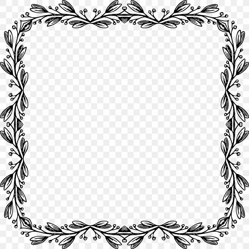 Barbed Wire Photography Clip Art, PNG, 2270x2270px, Barbed Wire, Black And White, Border, Flower, Line Art Download Free
