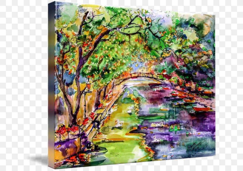 Watercolor Painting Acrylic Paint Gallery Wrap Art, PNG, 650x579px, Painting, Acrylic Paint, Annecy, Art, Artwork Download Free