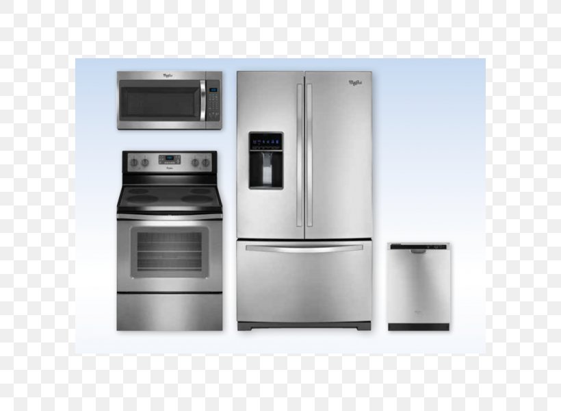 Refrigerator Electric Stove Home Appliance Whirlpool Corporation Microwave Ovens, PNG, 600x600px, Refrigerator, Convection Oven, Cooking Ranges, Electric Stove, Furniture Download Free