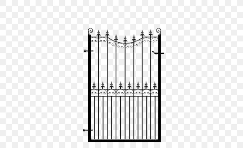 Wrought Iron Gate Fence Steel Metal, PNG, 500x500px, Wrought Iron, Black And White, Cast Iron, Door, Driveway Download Free
