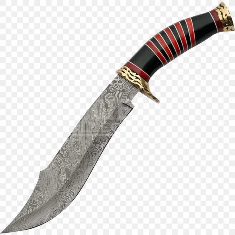 Bowie Knife Damascus Steel Hunting & Survival Knives, PNG, 850x850px, Knife, Arkansas Toothpick, Blade, Bowie Knife, Cold Weapon Download Free