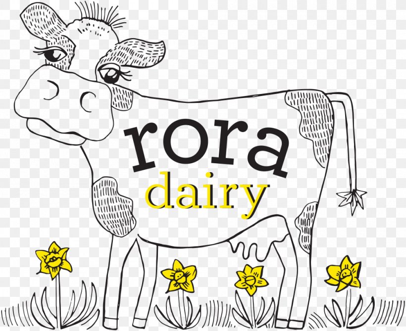 Cattle Milk Rora Dairy Dairy Products, PNG, 1000x817px, Cattle, Area, Art, Black And White, Breakfast Download Free
