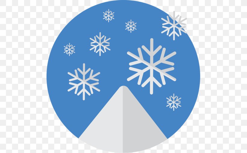 Vector Graphics Snowflake Flat Design Royalty-free, PNG, 511x511px, Snowflake, Area, Blue, Christmas Day, Cobalt Blue Download Free