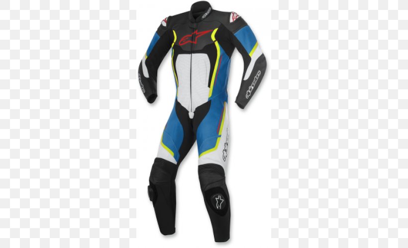 Alpinestars Leather Racing Suit Jacket, PNG, 500x500px, Alpinestars, Bicycle Clothing, Blue, Dry Suit, Jacket Download Free