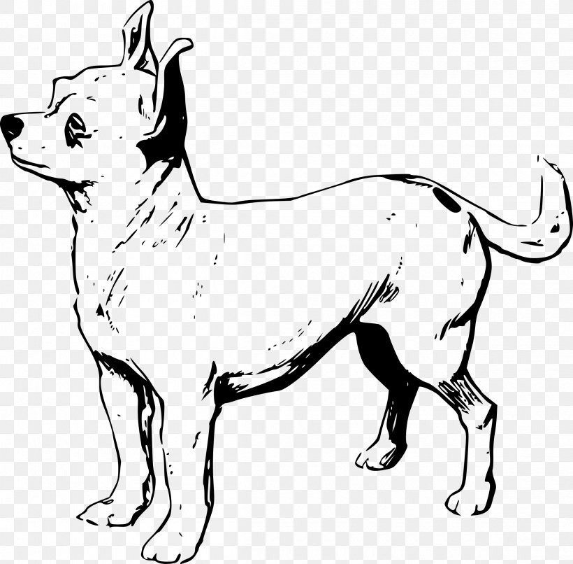 Chihuahua Beagle Puppy Line Art Clip Art, PNG, 2400x2361px, Chihuahua, Art, Artwork, Beagle, Black And White Download Free