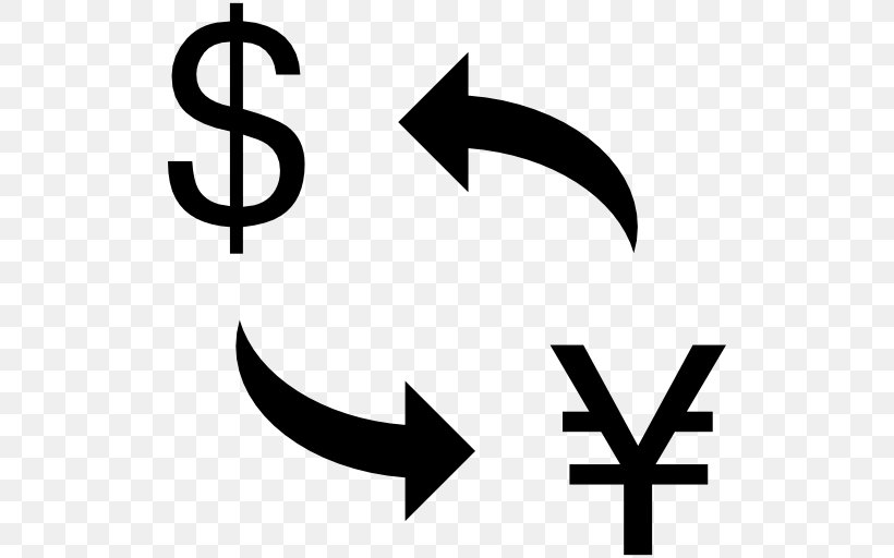 Currency Symbol Japanese Yen, PNG, 512x512px, Currency Symbol, Area, Bank, Black And White, Brand Download Free