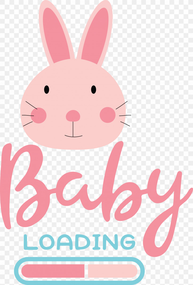 Easter Bunny, PNG, 3467x5099px, Easter Bunny, Cartoon, Pink M, Rabbit, Snout Download Free